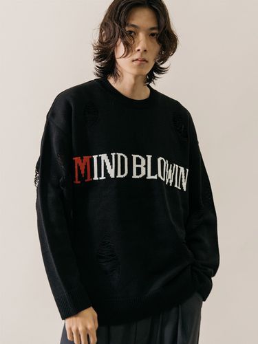 Mind Blowing Damage Sweater Black - VASTIC - Modalova