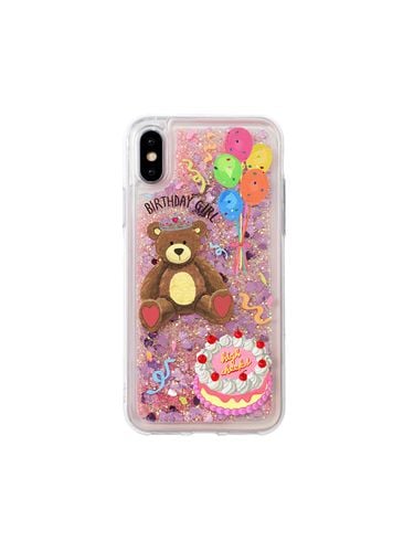 Happy Birthday Teddy Bear Glitter Phonecase - HIGH CHEEKS - Modalova