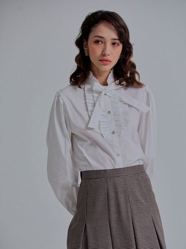 White Frill Blouse - NARU KANG - Modalova