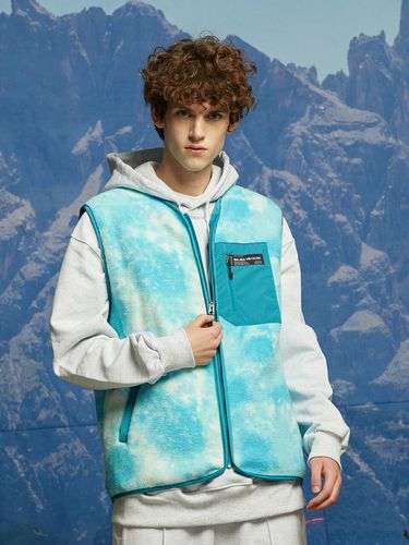 Pigment Fleece Zip-up Vest_Mint - BALANT - Modalova