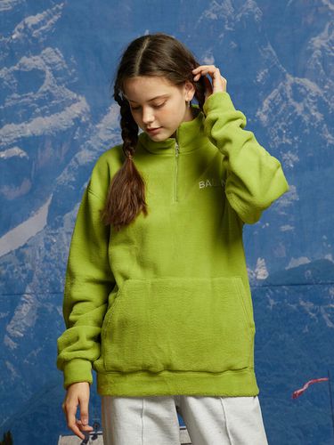 Hope And Passion Half Zip Pullover_Green - BALANT - Modalova