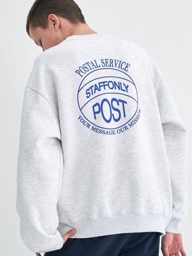 Stamp Sweatshirt_Melange White - STAFFONLY - Modalova