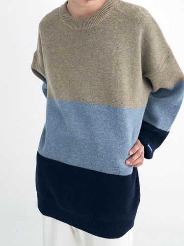 Steady Striped Knit_Blue - STAFFONLY - Modalova