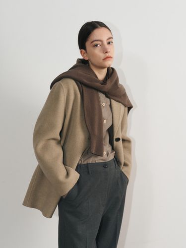 Oversized Coat(Light Khaki) - NONNIERE - Modalova