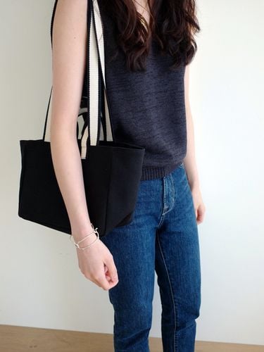 Mini Two-tone Strap Tote Bag () - unfold - Modalova