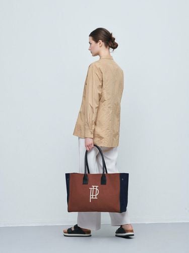 Big Shopper Bag_Bric Brown - PUBLICKA X - Modalova