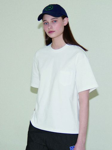 Half Sleeves Vege T Shirt (White) - VIA PLAIN - Modalova