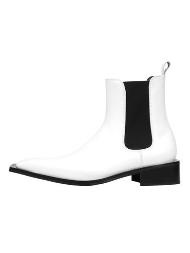 Mode Chelsea Boots White - SO.U:LESURES - Modalova