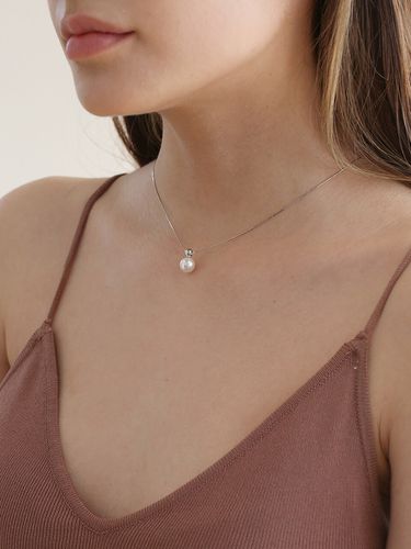 Pearl drop necklace N020 - LAZYDAWN - Modalova