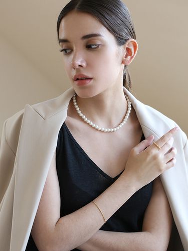 Large pearl necklace N023 - LAZYDAWN - Modalova