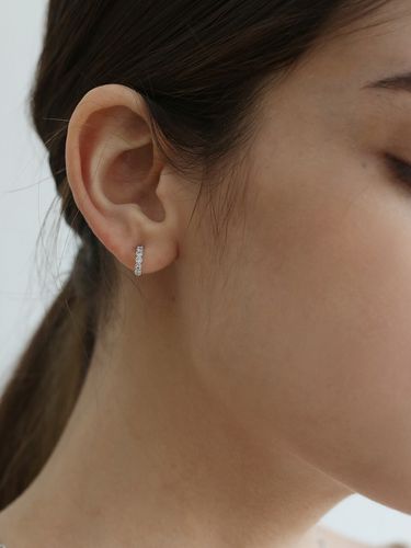 Connect cubic earring E028 - LAZYDAWN - Modalova