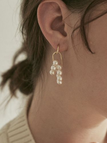 Silver925 Pearl Layers Earring - Sophiamor - Modalova