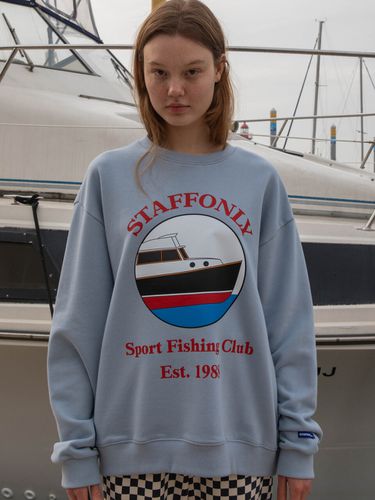 Boat Sweatshirt_Baby Blue - STAFFONLY - Modalova