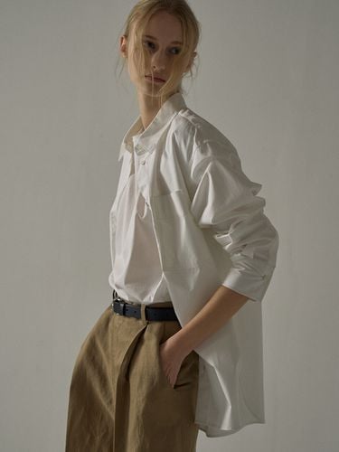 Overfit Poplin Shirt (Off White) - FACADE PATTERN - Modalova