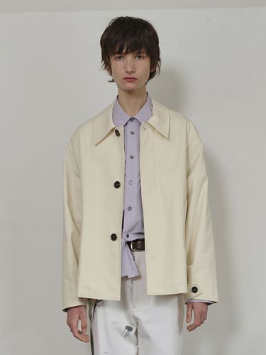 Twill Jacket Light Beige - YOUNGOH - Modalova