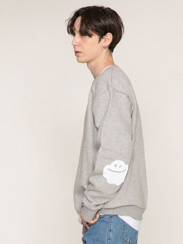 Elbow Cloud Smile Sweatshirt Grey - GRAVER - Modalova