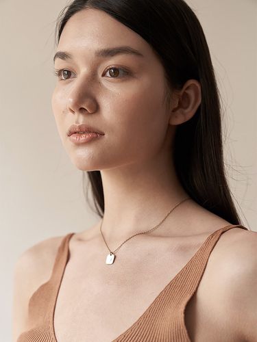 Curve Pendant Necklace - autt - Modalova