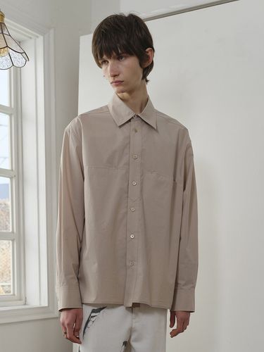 Placket Detail Long Sleeve Shirt - YOUNGOH - Modalova