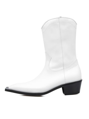 Cognac Middle Boots White - SO.U:LESURES - Modalova