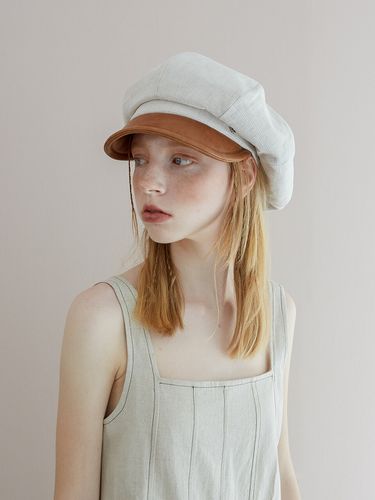 Bulky Newsboy Cap - Brown Hat - Modalova