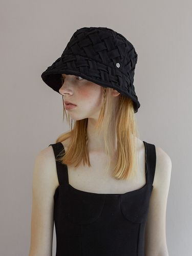 Waffle Bucket Hat - Brown Hat - Modalova