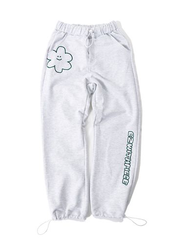 Daisy Sweatpants White Melange - PIECEMAKER - Modalova