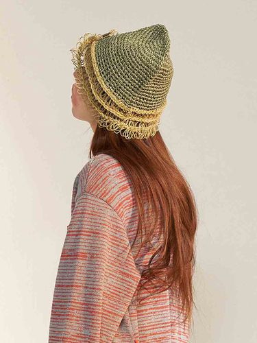 Melted Hat_Khaki - MISU A BARBE - Modalova