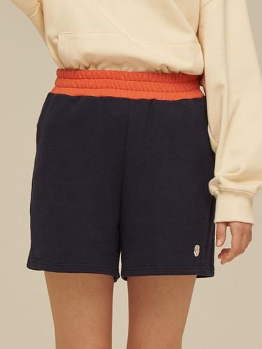 Rose Sweat Short Pants (Navy) - ROCCI ROCCI - Modalova