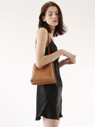 Second Medium Cubicle Shoulder Bag_Caramel Embossed - GEG - Modalova