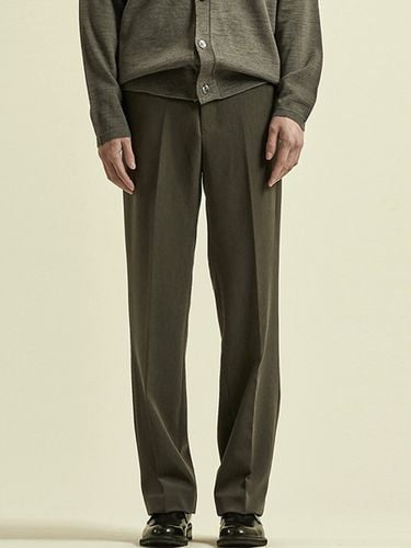 Semi Wide Slacks Charcoal - MARBETE - Modalova