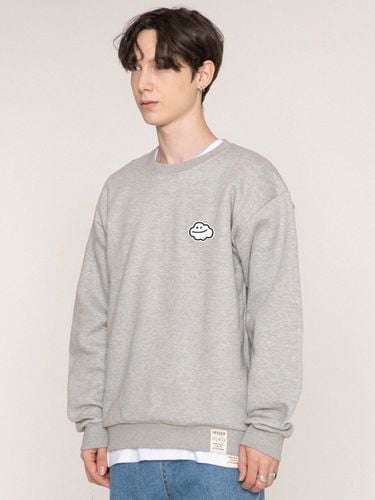 Small Cloud Smile Sweatshirt Grey - GRAVER - Modalova