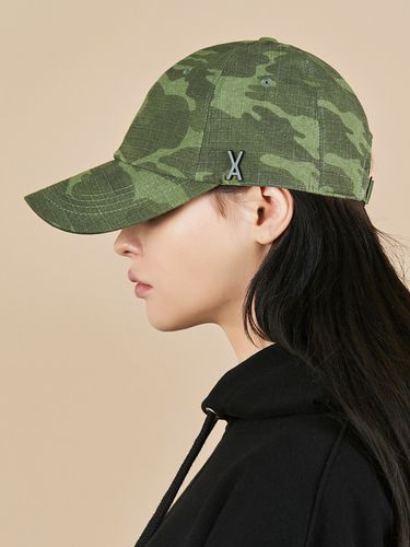 Military Overfit Ball Cap_Khaki - VARZAR - Modalova