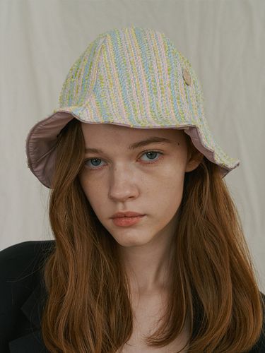 Tweed cotton candy Hat - poesiedame - Modalova