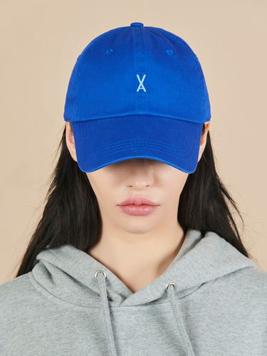 Logo Overfit Chino Ballcap_Blue - VARZAR - Modalova