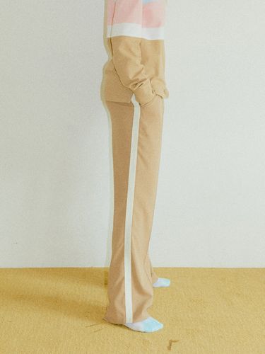 Cotton Candy Sweat Pants (Beige) - Le Forong - Modalova