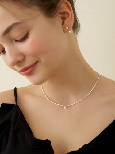 One Point Petit Pearl Necklace - TATIANA - Modalova