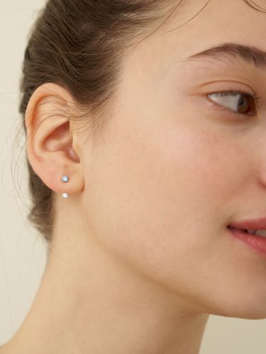 Petit Birthstone Ear Jacket Earring Set - TATIANA - Modalova