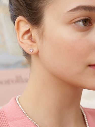 Pastel Daily Bezel Earring - TATIANA - Modalova