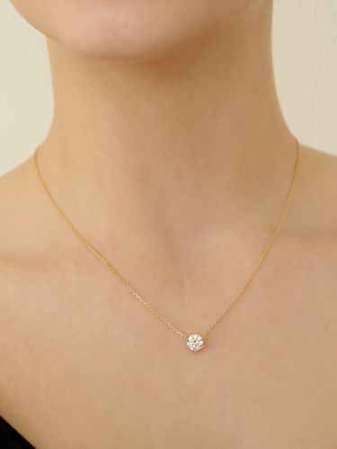 Moissanite 1Carat Necklace - TATIANA - Modalova