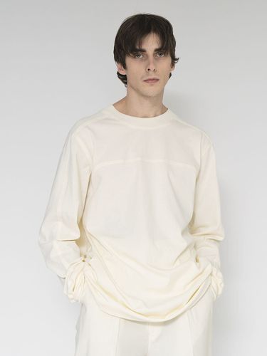 Line Cut Detail Long Sleeve T-shirt - sunnus - Modalova