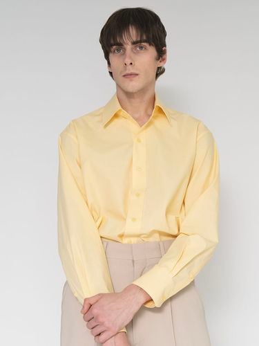 Minimal Cotton Shirt Yellow - sunnus - Modalova