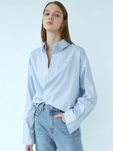 Striped Regular Shirt_Blue - NICK&NICOLE - Modalova