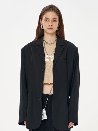 Oversized Set-up Jacket Black - NORNOT - Modalova