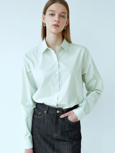 Basic Cotton Shirt (Mint) - NICK&NICOLE - Modalova