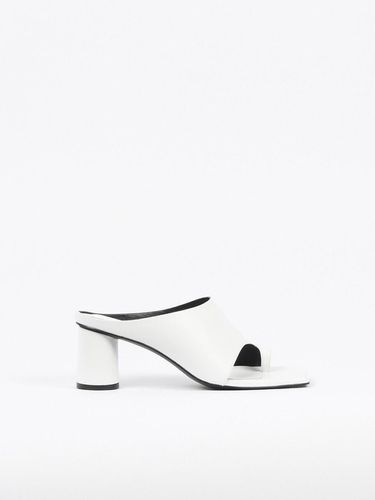 Diana Sandals Leather White - blanc sur blanc - Modalova