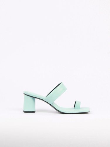 Lana Sandals Leather Mint Blue - blanc sur blanc - Modalova