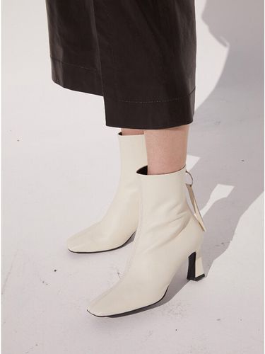 Bella Ankle Boots 7cm - blanc sur blanc - Modalova