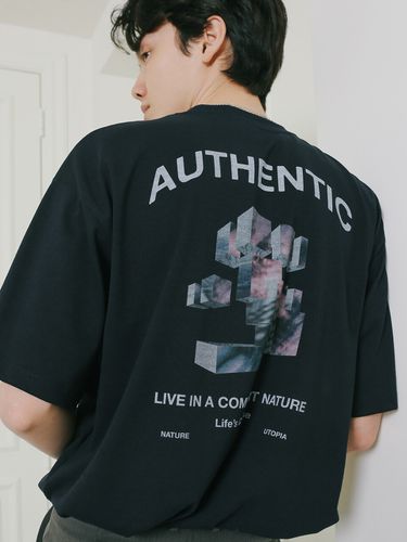 DTG Authentic Back Printing T-Shirt - ESN - Modalova