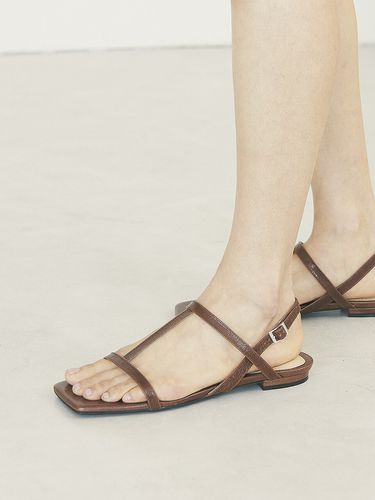 Flat Sandals N21-S230 Brown - NONETHELESS - Modalova