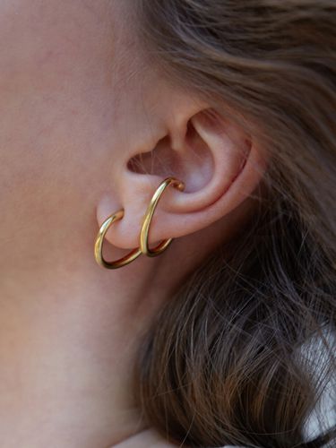 S Earcuff Earring Gold - MARSBOM - Modalova